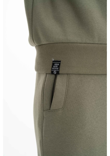 Erkek Relax Fit Kapüşonlu Cepsiz Sweatshirt K26254625201