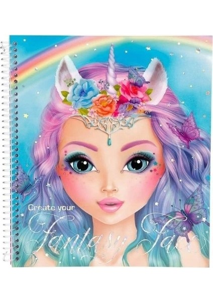 Fantasy Face Sticker Defter