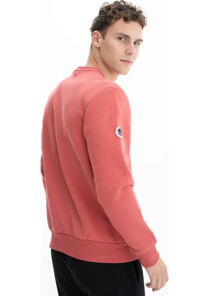Erkek Regular Fit Cepli Bisiklet Yaka Sweatshirt K26124600601