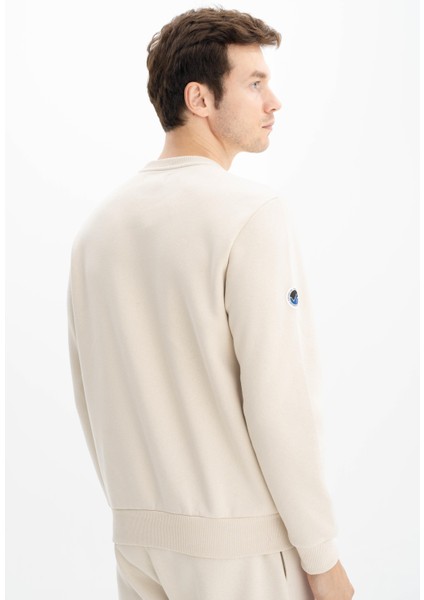 Erkek Regular Fit Cepli Bisiklet Yaka Sweatshirt K26124600601