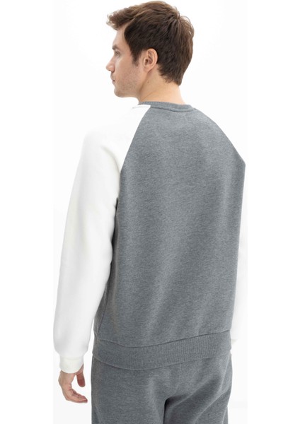 Erkek Regular Fit Baskı Yazılı Bisiklet Yaka Sweatshirt K26124600301 indirimleri