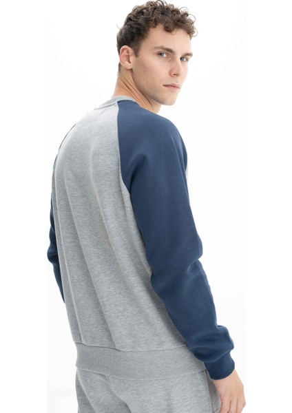 Erkek Regular Fit Baskı Yazılı Bisiklet Yaka Sweatshirt K26124600301 indirimleri
