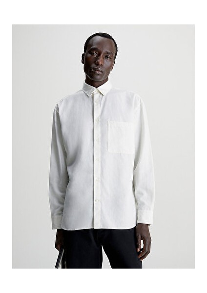 Cotton Lınen Relaxed Shırt