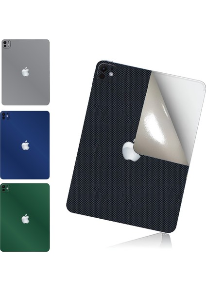 Apple iPad Pro 13 Inç M4 2024 Için 60 Full Kaplama Koruma Sticker Çizilmez Film Kaplama Karbon Siyah