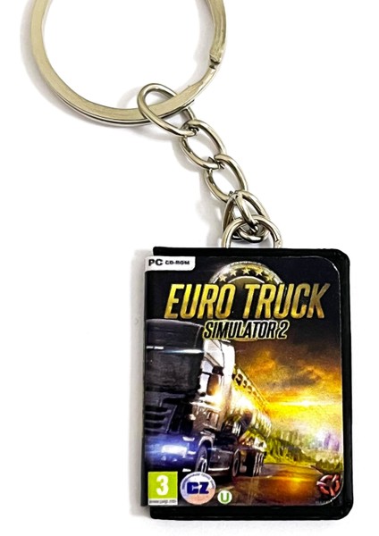 Euro Truck Simulator 2 Pc Minyatür Oyun Kutusu Anahtarlık