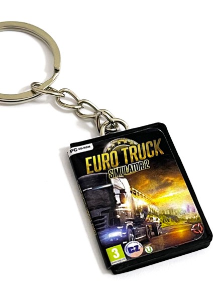 Euro Truck Simulator 2 Pc Minyatür Oyun Kutusu Anahtarlık modelleri