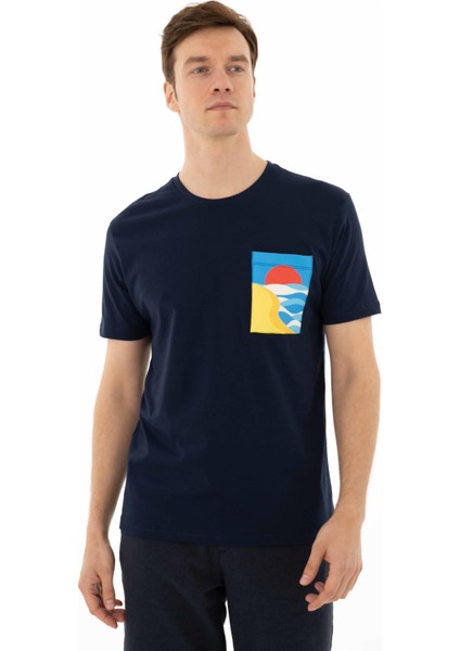 Erkek Regular Fit Bisiklet Yaka Tişört Y25344403801 indirimleri
