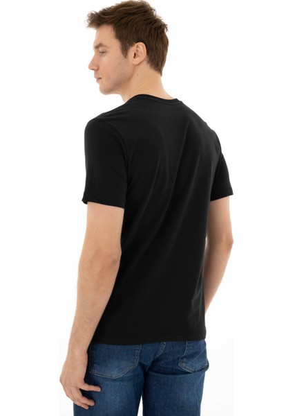 Erkek Regular Fit Bisiklet Yaka Tişört Y25344403501