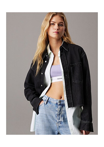 Cropped Dad Denım Shırt