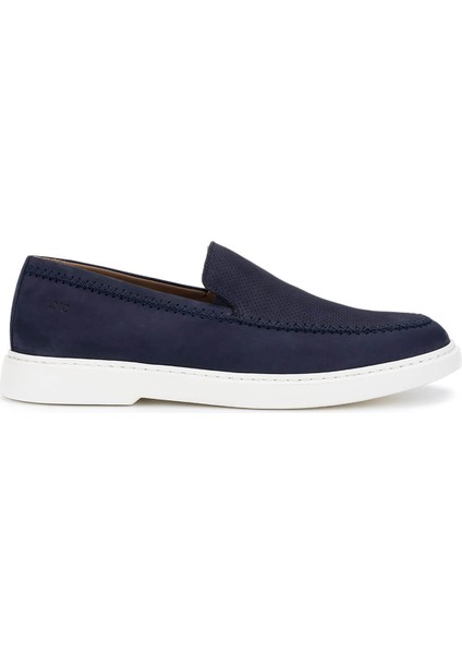 Erkek Lacivert Nubuk Loafer Ayakkabı 537 3662 Erk Ayk Y25 Lacı Nbk