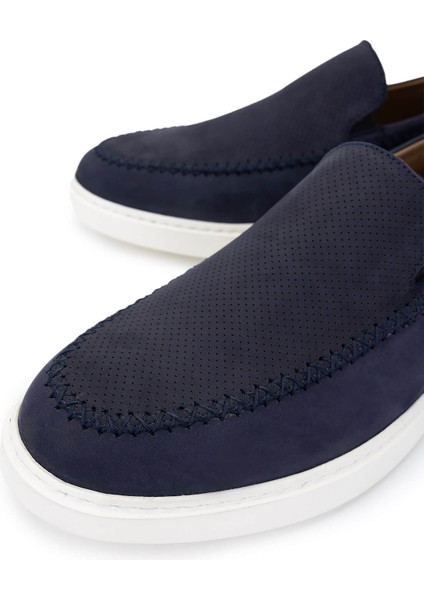 Erkek Lacivert Nubuk Loafer Ayakkabı 537 3662 Erk Ayk Y25 Lacı Nbk modelleri