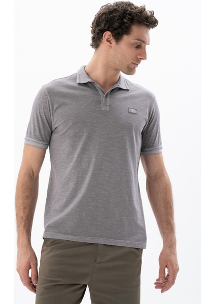 Erkek Regular Fit Parça Boyama Polo Yaka Tişört Y25374490401