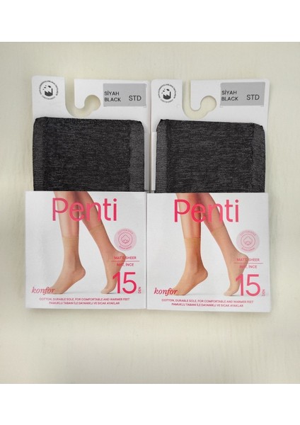 Kalın Tabanlı Konfor Soket Çorap 2'li