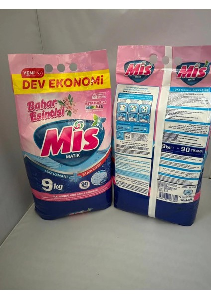 Matik Deterjan Renkliler ve Beyazlar 9 kg