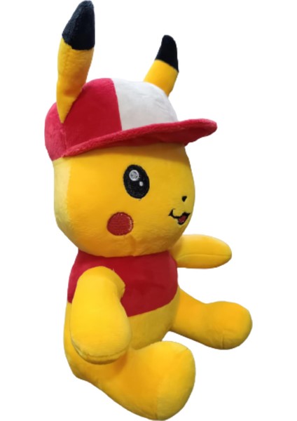 Ithal Kumaş Şapkalı Pokemon Go Pikachu Figür Peluş Oyuncak Uyku & Oyun Arkadaşı Pikachu 25 Cm. fırsatları