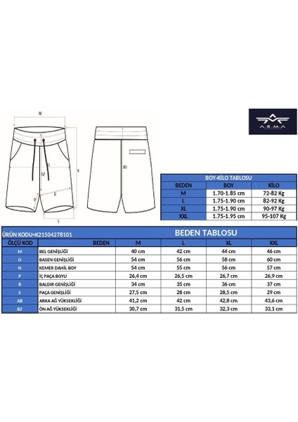 Erkek Regular Fit Kargo Cepli Parça Boyama Şort K21504278101