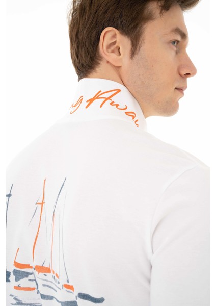 Erkek Regular Fit Polo Yaka Tişört Y25374305401