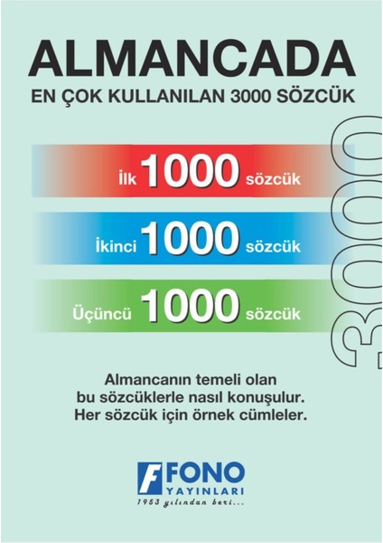 Almacada En Çok Kullanılan 3000 Sözcük