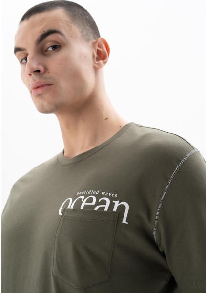 Erkek Regular Fit Bisiklet Yaka Tişört Y25344405501 fiyatları