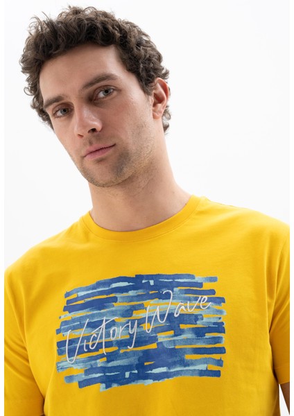 Erkek Regular Fit Bisiklet Yaka Tişört Y25344403001 fiyatları