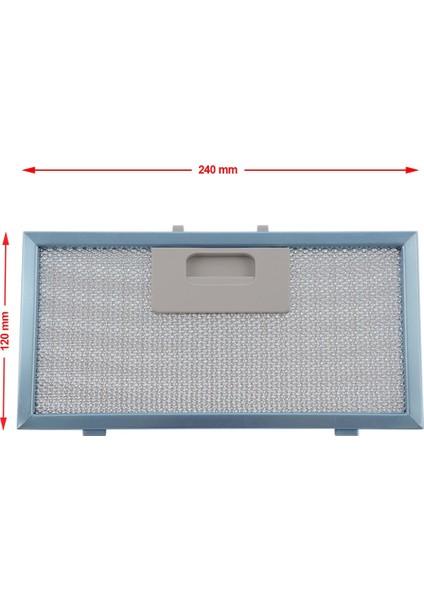 Davlumbaz Tel Filtre - 240X120 mm modelleri