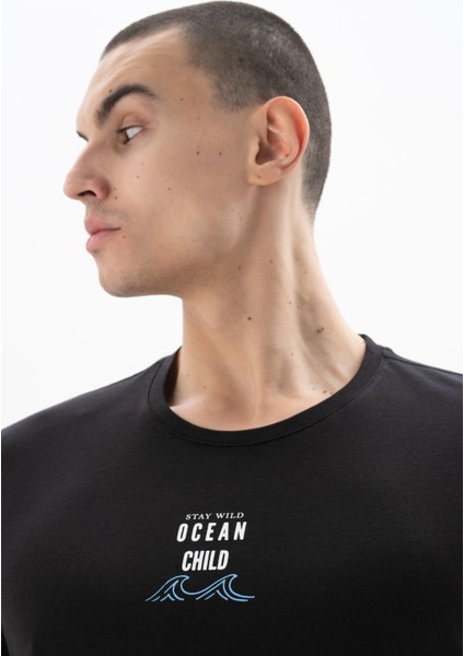 Erkek Regular Fit Bisiklet Yaka Tişört Y25344406301