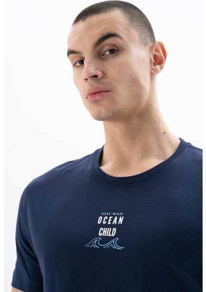 Erkek Regular Fit Bisiklet Yaka Tişört Y25344406301 fiyatları