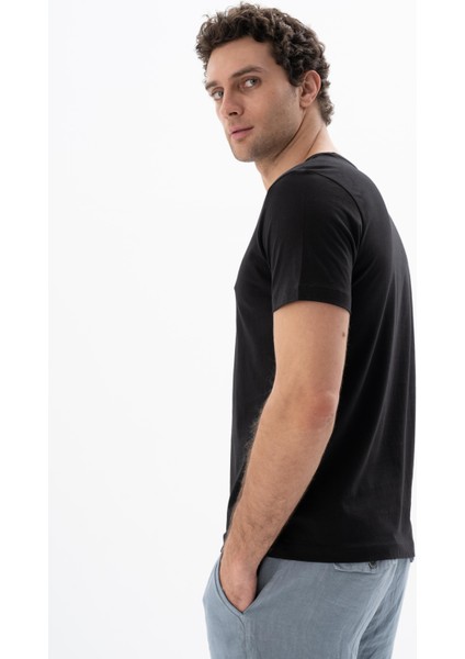 Erkek Regular Fit Bisiklet Yaka Tişört Y25344406001