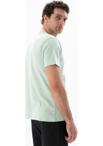 Erkek Regular Fit Bisiklet Yaka Tişört Y25344405201