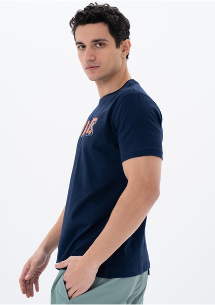 Erkek Regular Fit Bisiklet Yaka Tişört Y25344405901