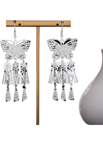 Uzun Püskül Kişilik Küpeleri Abartılı Mizaç Küpeleri Kadınlar Için (Yurt Dışından) indirimleri