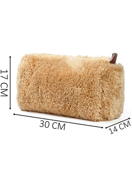 Ayıcı Oyuncak Peluş Seyahat Çantası (Uzun Tüylü) - Yumuşak Ve Şık Tasarım fiyatları