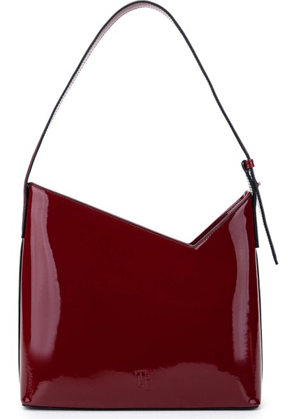 Kadın Vegan Bordo Rugan Omuz Çanta 843 406 Bn Cnt Y25 Bordo Rgn
