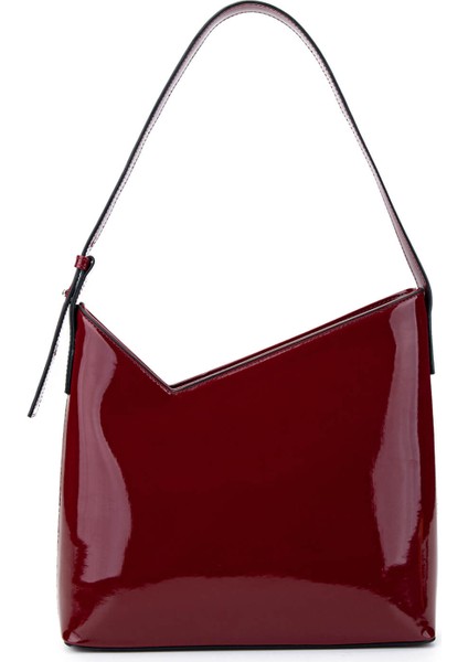 Kadın Vegan Bordo Rugan Omuz Çanta 843 406 Bn Cnt Y25 Bordo Rgn modelleri