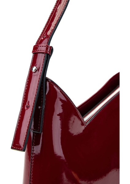 Kadın Vegan Bordo Rugan Omuz Çanta 843 406 Bn Cnt Y25 Bordo Rgn fırsatları
