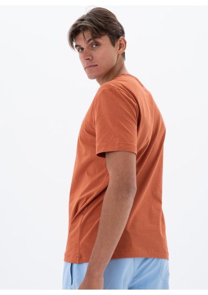 Erkek Büyük Beden Bisiklet Yaka Tişört Y25344870101