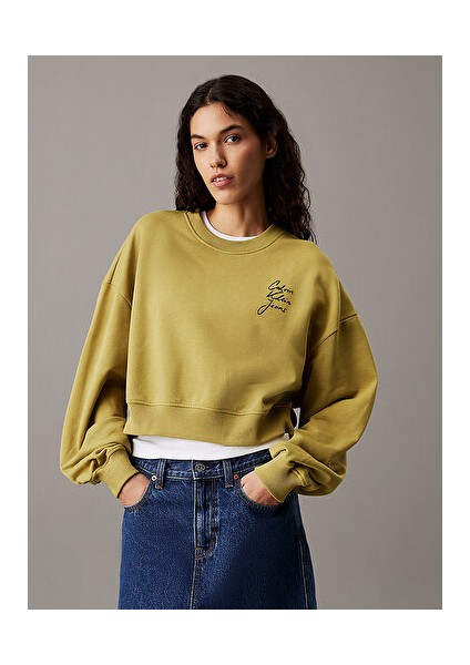 Scrıpt Instıtutıonal Crewneck