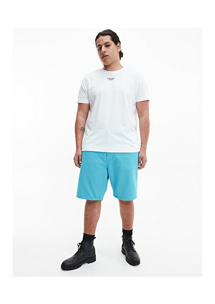 Erkek 90'lar Straight Denim Şort