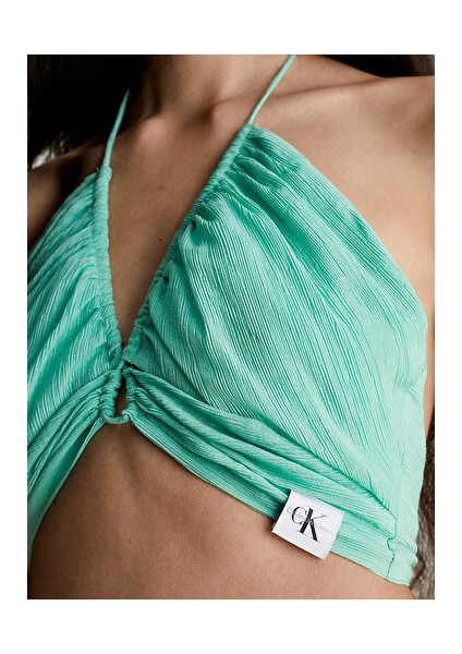 Kadın Wrap Strappy Crinkle Top indirimleri