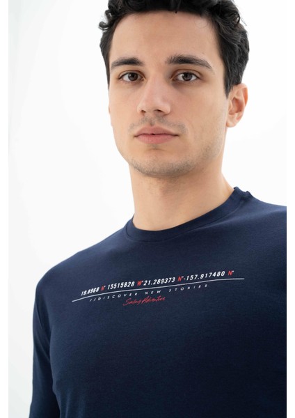 Erkek Regular Fit Bisiklet Yaka Tişört Y25344470901 fiyatları