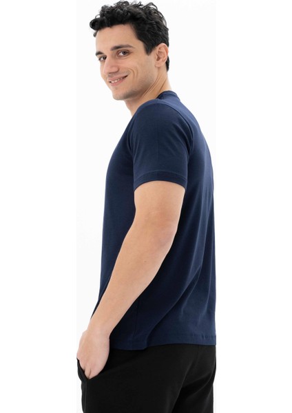 Erkek Regular Fit Bisiklet Yaka Tişört Y25344470901