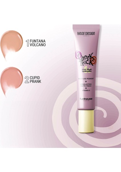 Funhouse Cheek Trick Krem Allık ve Göz Farı Ton:1 Funtana Volcano fırsatları