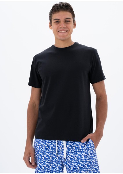 Erkek Regular Fit Bisiklet Yaka Tişört Y25344470001