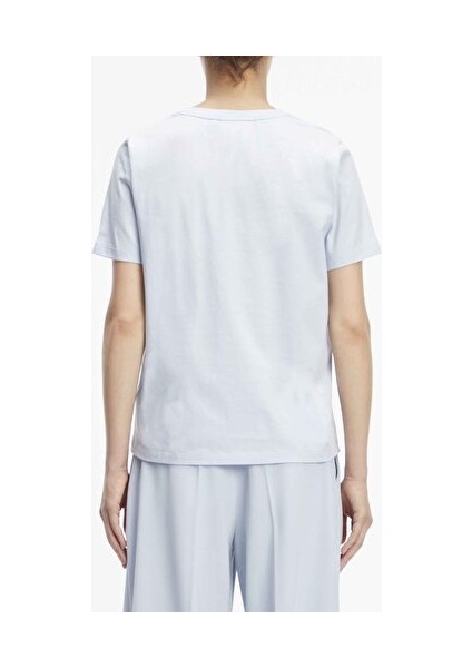 Smooth Cotton Crew Neck Tee Ss fırsatları