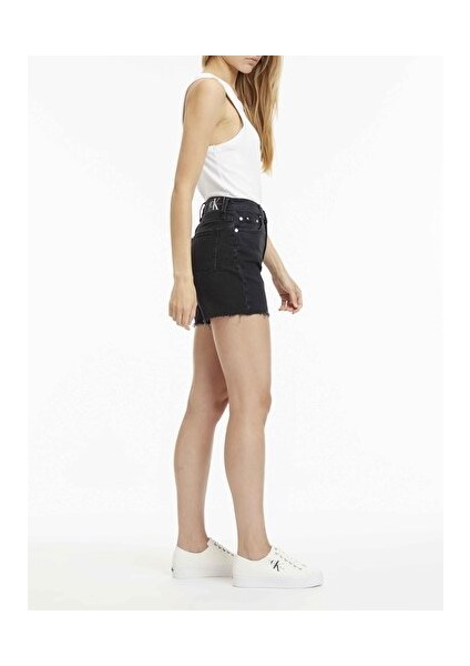 Kadın Mom Denim Şort