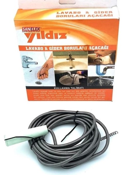 Lavabo ve Gider Boru Açacağı (3 Metre) (4172)