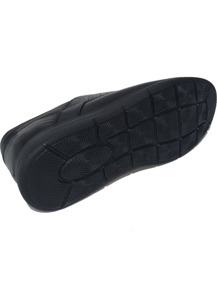 Bağcıklı Üst Yan Kısım Nokta Baskılı Hakiki Deri Erkek Konfor Ayakkabı AY-221-Y fırsatları