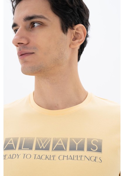 Erkek Slim Fit Bisiklet Yaka Tişört Y25344451801 fiyatları