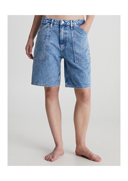 Kadın 90S Straight Denim Şort fiyatları