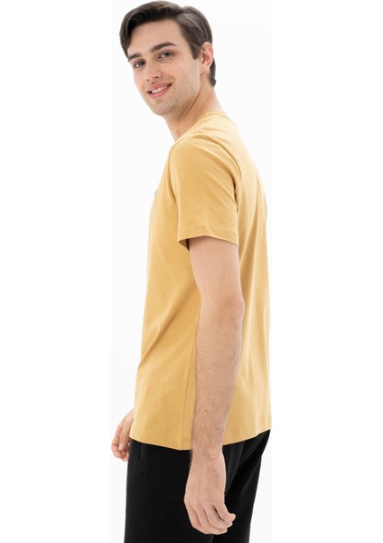 Erkek Regular Fit Bisiklet Yaka Tişört Y25344404901
